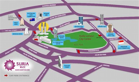 suria klcc map.